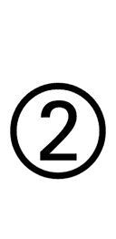 Dingbat Circled Sans-Serif Digit Two symbol png image