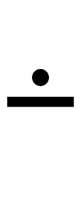 Dot Minus symbol png image