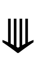 Downwards Quadruple Arrow symbol png image