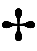 Four Teardrop-Spoked Asterisk symbol png image