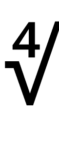 Fourth Root symbol png image
