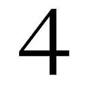 Fullwidth Digit Four symbol png image