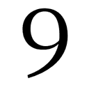 Fullwidth Digit Nine symbol png image