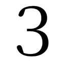 Fullwidth Digit Three symbol png image