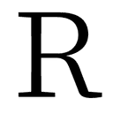Fullwidth Latin Capital Letter R symbol png image