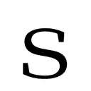 Fullwidth Latin Small Letter S symbol png image