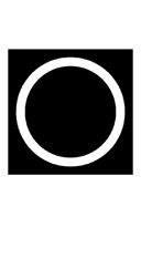 Inverse White Circle symbol png image
