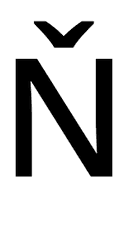 Latin Capital Letter N with Caron symbol png image