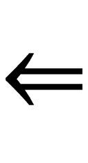 Leftwards Double Arrow symbol png image