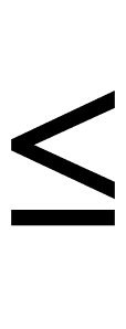 Less-Than or Equal To symbol png image