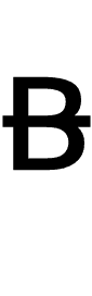 Modifier Letter Capital Barred B symbol png image