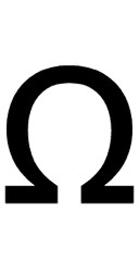 Omega symbol png image