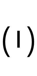 Parenthesized Latin Small Letter L symbol png image