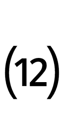 Parenthesized Number Twelve symbol png image