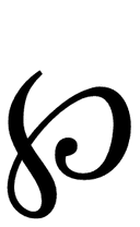 Script Capital P symbol png image