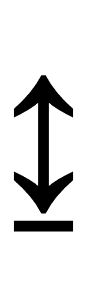 Up Down Arrow with Base symbol png image