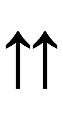 Upwards Paired Arrows symbol png image