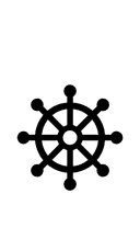 Wheel of Dharma symbol png image