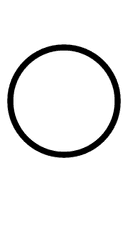 White Circle symbol png image